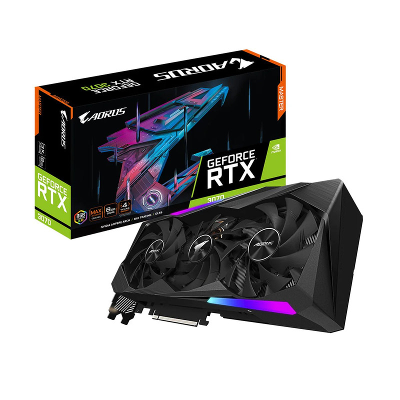 Gigabyte AORUS GeForce RTX 3070 MASTER 8G Graphics Card